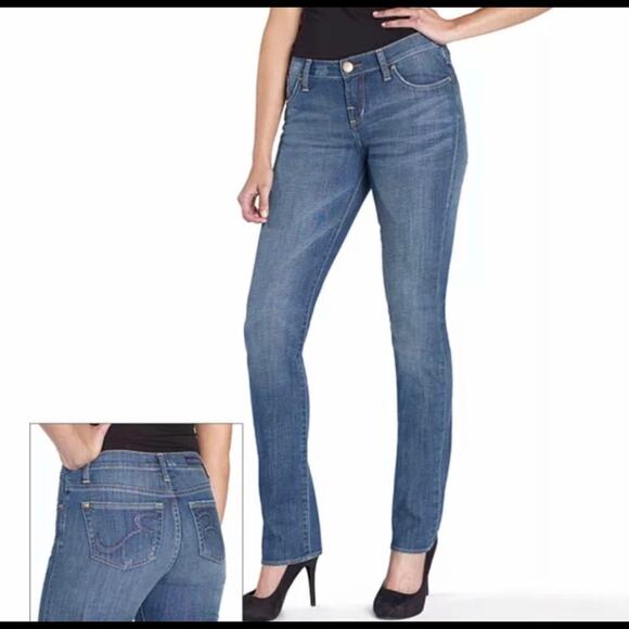 Rock & Republic Sadie Straight-Leg Denim Jeans Size 8 - Picture 1 of 11